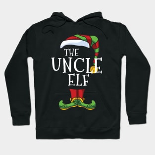 uncle Elf Family Christmas Matching Holiday Funny Pajama Hoodie